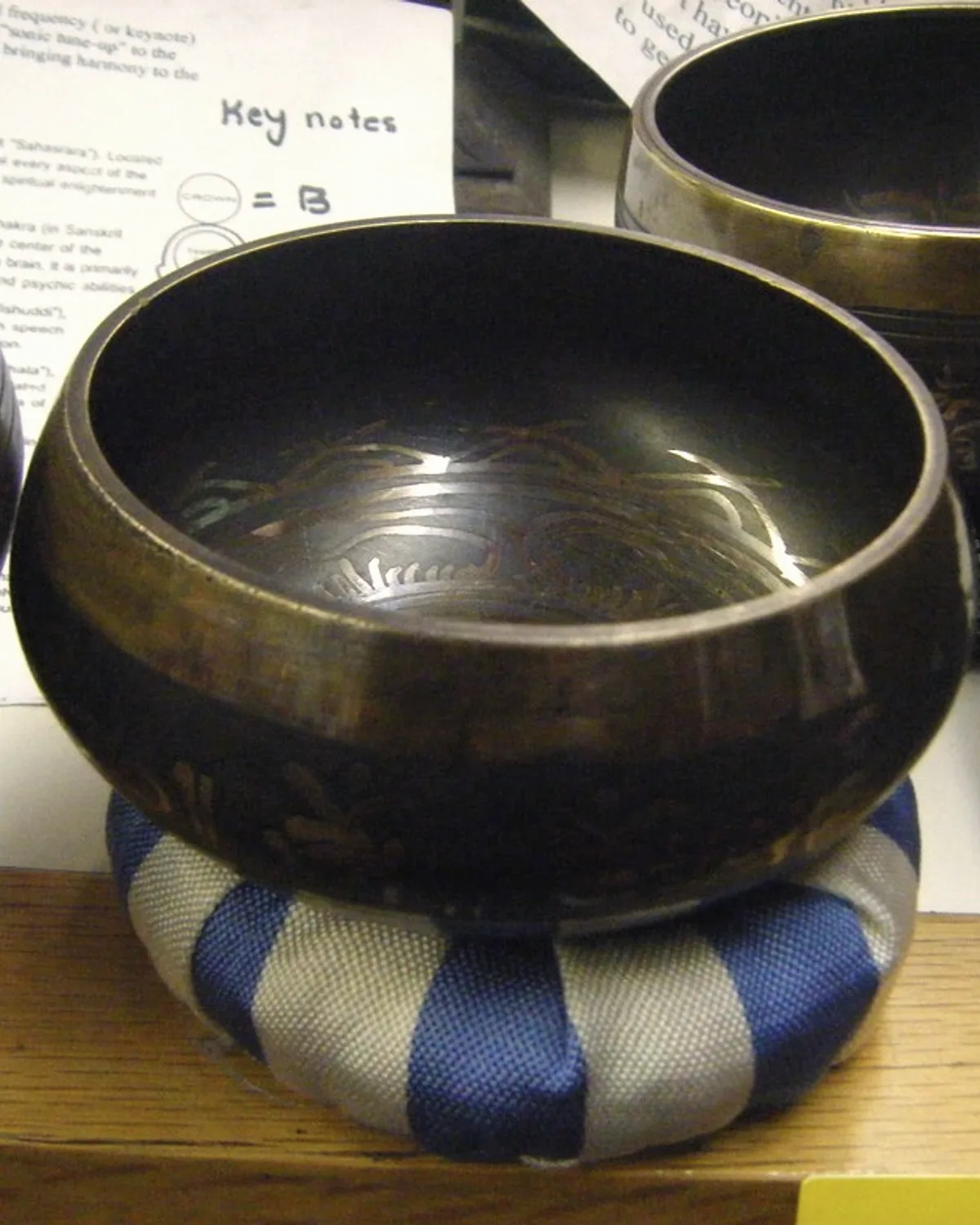 a singing bowl